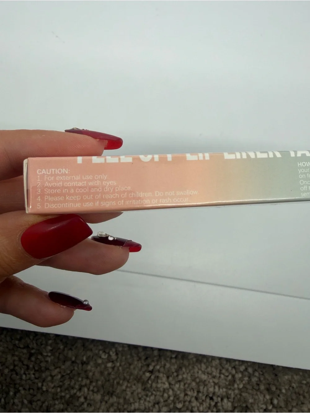 Peel Off Lip Liner Tattoo - Brow